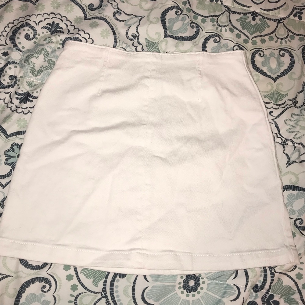 White Jean skirt from forever 21